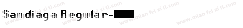 Sandiaga Regular字体转换